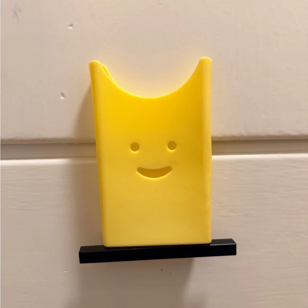 Yellow Smiley Face BOGG Bag Phone Holder